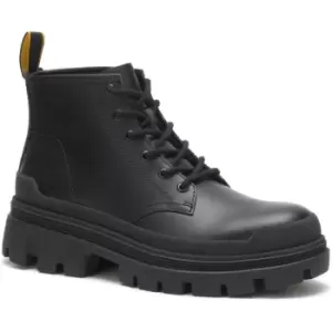Image of Caterpillar Mens Hardwear Lace Up Leather Mid Ankle Boots UK Size 10 (EU 44)
