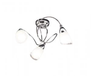 Image of Wickes Arca Semi Flush Ceiling Light
