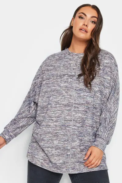 image of Yours Soft Touch Jumper Grey