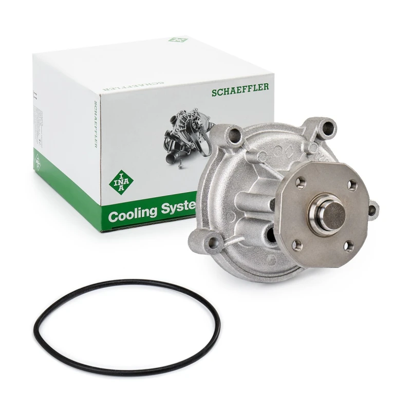 Image of INA 538 0113 10 Water pump for V-ribbed belt use, with gasket/seal Water Pump (1260)