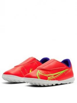 Image of Nike Junior Mercurial Vapor 12 Club Astro Turf Football Boots - Red, Silver, Size 11
