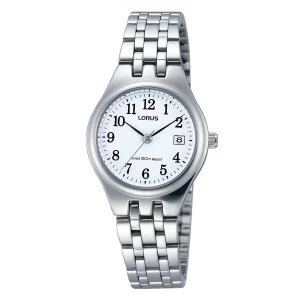 image of Lorus RH791AX9 Ladies Classic Bracelet Watch with Arabic Numerals & Date