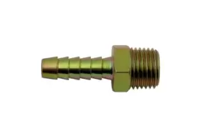 Image of Air Line Screwed Tailpiece 1/4 BSP x 1/4 Hose Tail Pk 5 Connect 30994