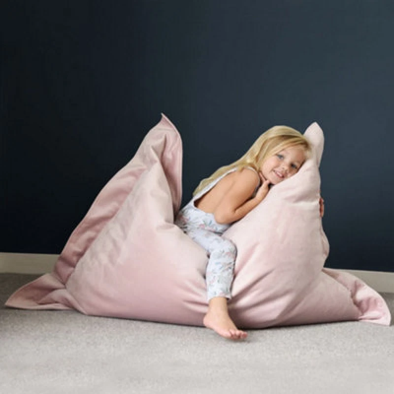 Image of Rucomfy Children'S Velvet Junior Squarbie Pink RL69M Unisex