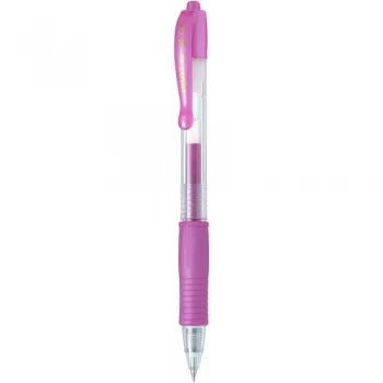 Image of G207 Gel Retractable Rollerball 0.7mm Metallic Pink - Pack of 12