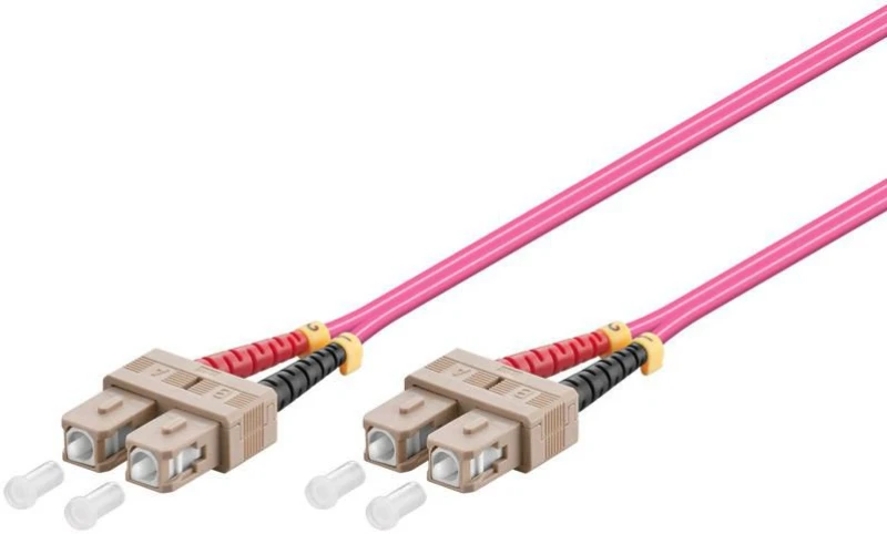Image of Microconnect FIB222002-4 InfiniBand/fibre optic cable 2m SC Violet