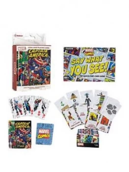 Image of Marvel Marvel Say What You See And Marvel Playing Cards