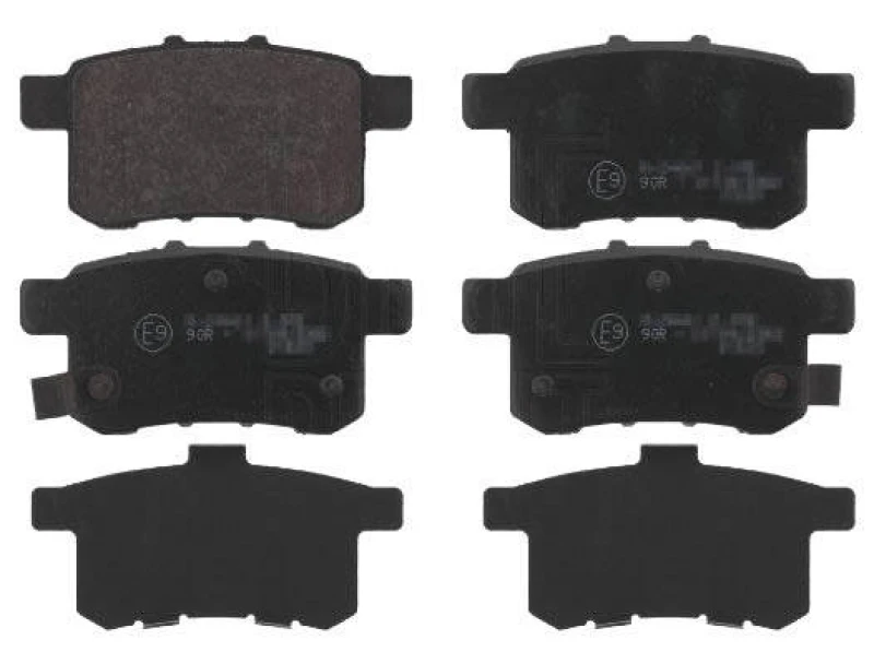 Image of Blue PRINT ADH24281 Brake pad set Rear Axle, with acoustic wear warning Brake Pad Set,disc brake (402)