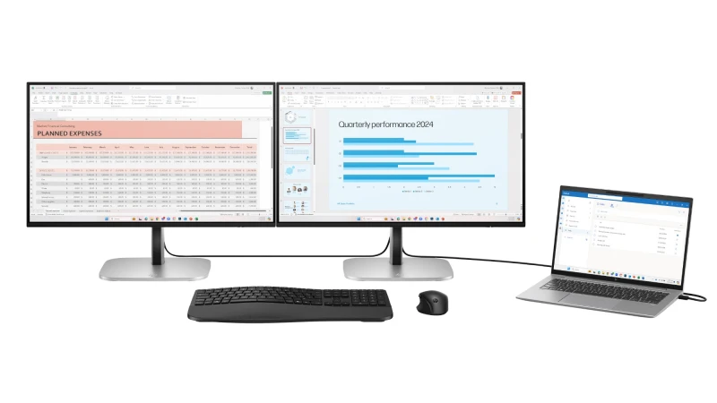 Image of HP Series 5 Pro 23.8 inch FHD USB-C Monitor - 524pu 9D9V7AA#ABU