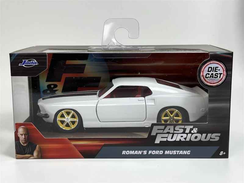 Image of Jada Fast and Furious Romans Ford Mustang White 1:32 Scale Jada 99517 White unisex