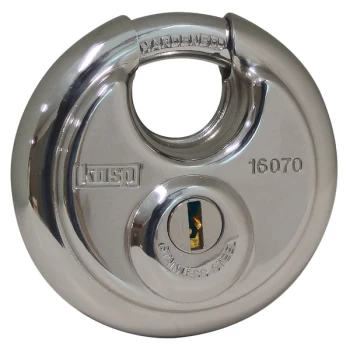 Image of Kasp K16070D Disc Padlock - 70mm