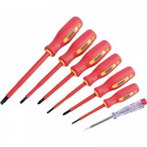 image of Draper 7 Piece VDE Insulated Screwdriver Set