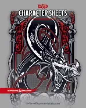 Image of d and d character sheets