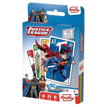 Image of Shuffle Plus Card Game - Justice League