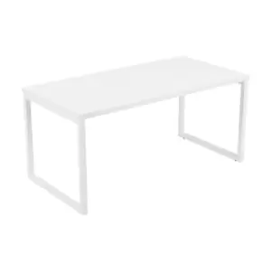 Image of Picnic Low Table 1600 - Ice White Top and White Legs