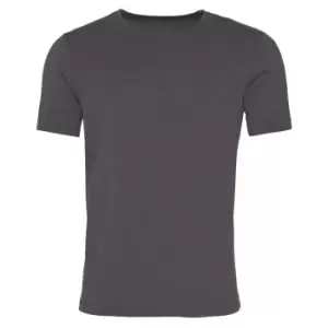 Image of AWDis Mens Washed T Shirt (Small) (Washed Purple)