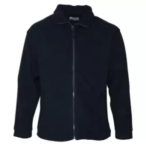 Absolute Apparel Mens Brumal Full Zip Fleece (S) (Navy)