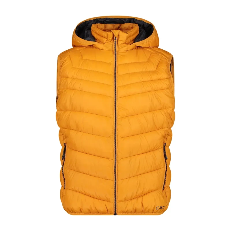 Image of CMP Sleeveless hooded puffer jacket CMP Jaune Male M