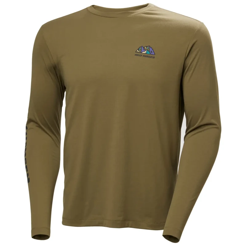 Image of Long Sleeve Jersey Helly Hansen Skog Graphic Marron Male 2XL