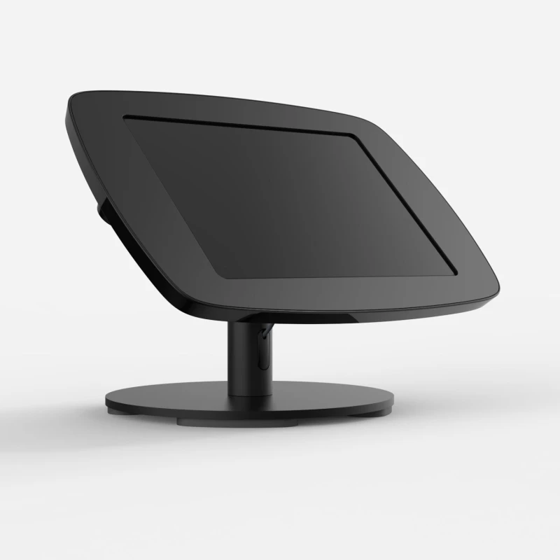 Image of Bouncepad Original Twist-Mini + Counter Base Apple iPad Air 6th Gen 11" (2024) Black Covered Front Camera and Home Button TTMC-B1-