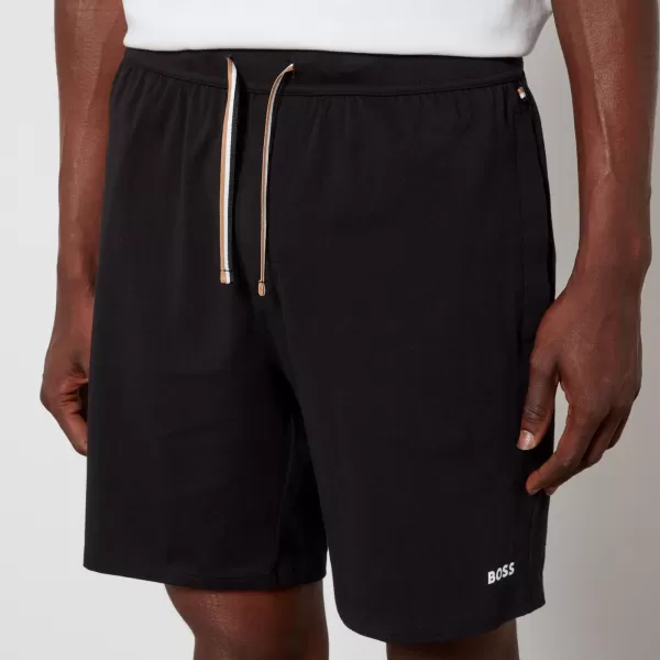 Image of BOSS Bodywear Unique Stretch Cotton-Jersey Shorts - XL