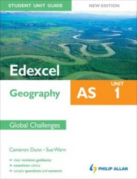 Image of Edexcel As Geography. Unit 1 Global Challenges by Sue Warn Paperback