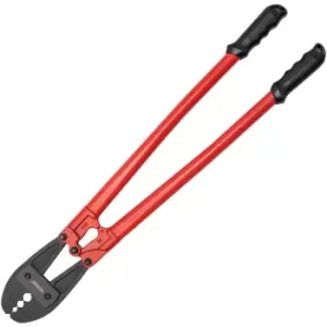Image of VEVOR 762mm/30" Steel Wire Leader Rope Crimping Sleeves 4mm - 8mm Hand Swage Crimpers Tool Hand Crimping Pliers Tool for Wire Rope and Cable