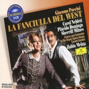 Image of La Fanciulla Del West Mehta Chorus and Orchestra of Roh by Giacomo Puccini CD Album