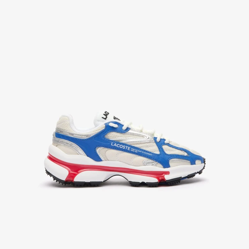 Image of Lacoste L003 Trainers - White red White red 3
