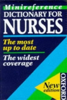 Image of Minidictionary for Nurses by Tanya a Mcferran Paperback