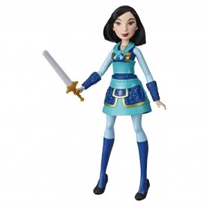 image of Disney Princess Warrior Moves Mulan Doll