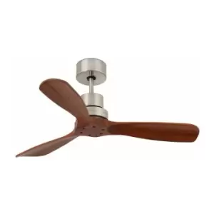 Image of Faro Mini Lantau Matt Nickel Ceiling Fan With DC Motor 2700K