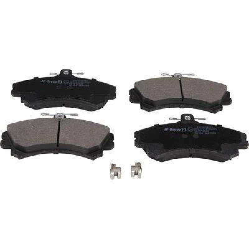 Image of JP GROUP 4963604210 Brake pad set JP Front Axle, with acoustic wear warning Brake Pad Set,disc brake (402)