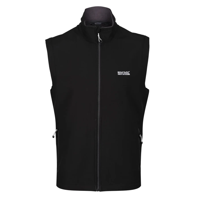 Image of Regatta Mens Bradwell III Polyester Casual Bodywarmer Gilet S - Chest 37-38' (94-96.5cm) BLACK REG139-800-S