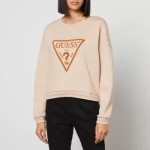 image of Guess Roxi Cotton-Blend Jersey Sweatshirt - L