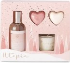 image of Style & Grace Utopia Relax and Bathe Set - 100ml Body Wash, 2 x 20g Bath Fizzer, 30g Candle