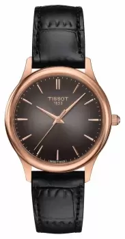 Tissot T9262107606100 Excellence Lady 18ct Rose Gold Leather Watch