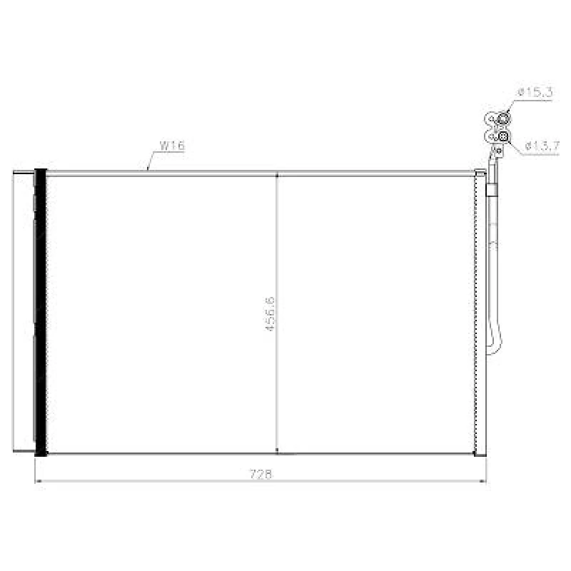 Image of Air conditioning condenser DIEDERICHS DCC1866