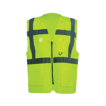 Image of Hi-vis Executive Vest (EN20471) Yellow - M - Tuffsafe