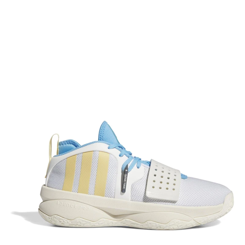 Image of adidas Dame 8 Extply Basketball Trainers Mens Cloud White/Oat male 8 (42)