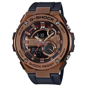 Image of Casio G SHOCK G STEEL Analog Digital Watch GST 210B 4A Gold