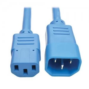 Image of Tripp Lite Heavy Duty Pdu Power Cord C13 To C14 15a 250v 14 Awg 2ft