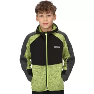 Image of Regatta Boys Dissolver VI Reflective Full Zip Fleece Jacket 5-6 Years - Chest 59-61cm (Height 110-116cm)