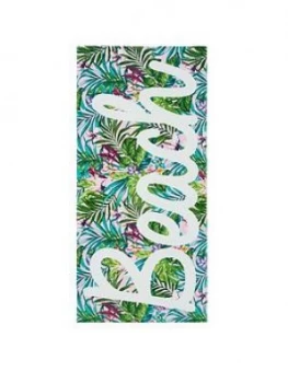 image of Catherine Lansfield Tropical Beach Towel