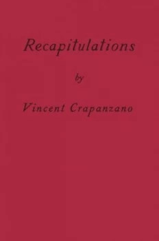 Image of Recapitulations by Vincent Crapanzano Book