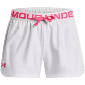 image of Under Armour Play Up Shorts Junior Girls - White