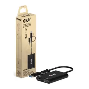 Image of Club 3D USB Gen1 Type-C/-A to Dual HDMI Adapter
