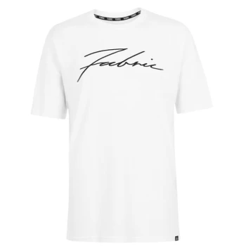 Image of Fabric Logo T Shirt - White