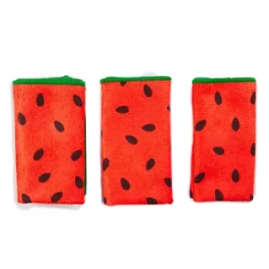 image of Revolution Skincare x Jake Jamie Watermelon Microfibre Cleansing Cloths