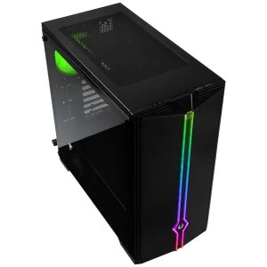 Image of Bitfenix Saber RGB Midi-Tower Case - Black